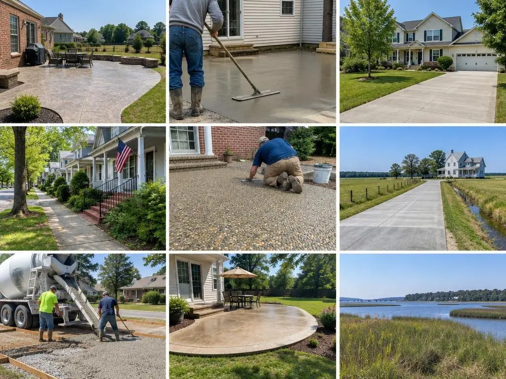 Concrete Patios in Suffolk, VA